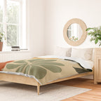 Retro abstract floral  Duvet Cover Gallery Image 2