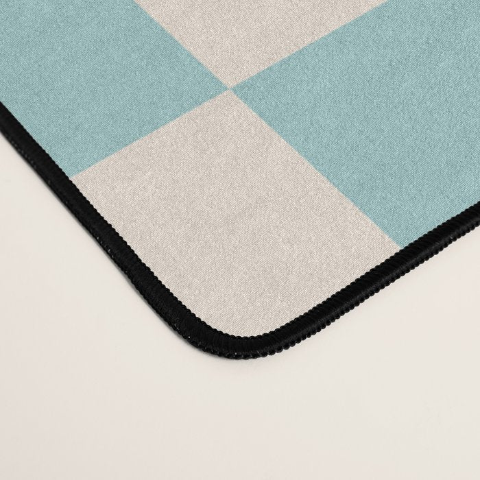 Retro Pastel Check Pattern Desk Mat Gallery Image 4