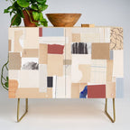 Plan / Mixed Media Collage Credenza Gallery Image 1