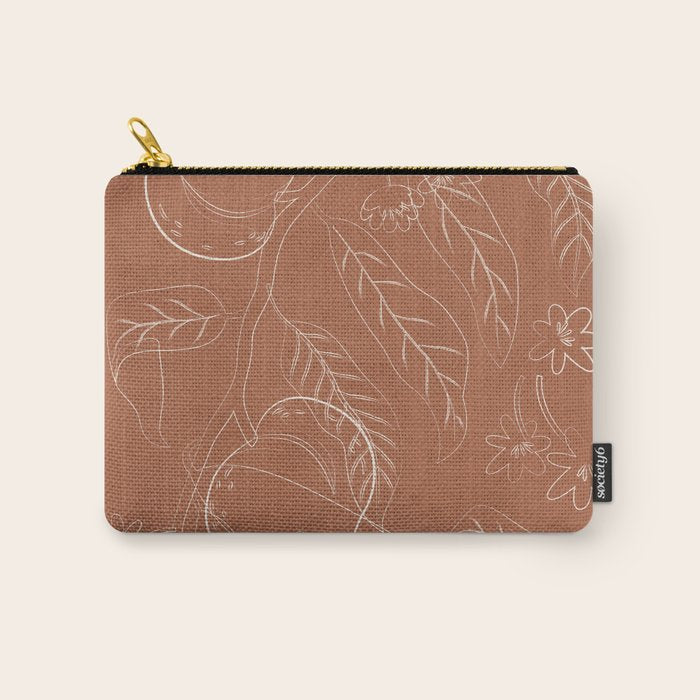 Peaches - Line Art 3 Carry All Pouch Gallery Image 1