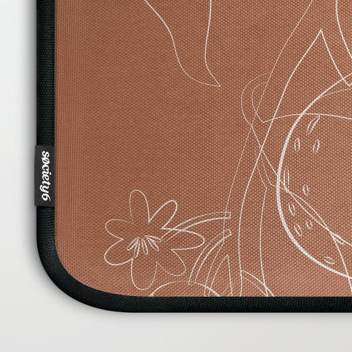 Peaches - Line Art 3 Laptop Sleeve Gallery Image 3