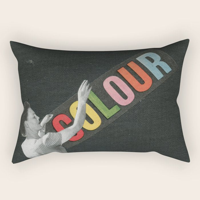 Future Colour Rectangular Pillow Gallery Image 1