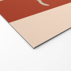 Minimal Abstract Art Three Faces 2 Welcome Mat Gallery Image 2