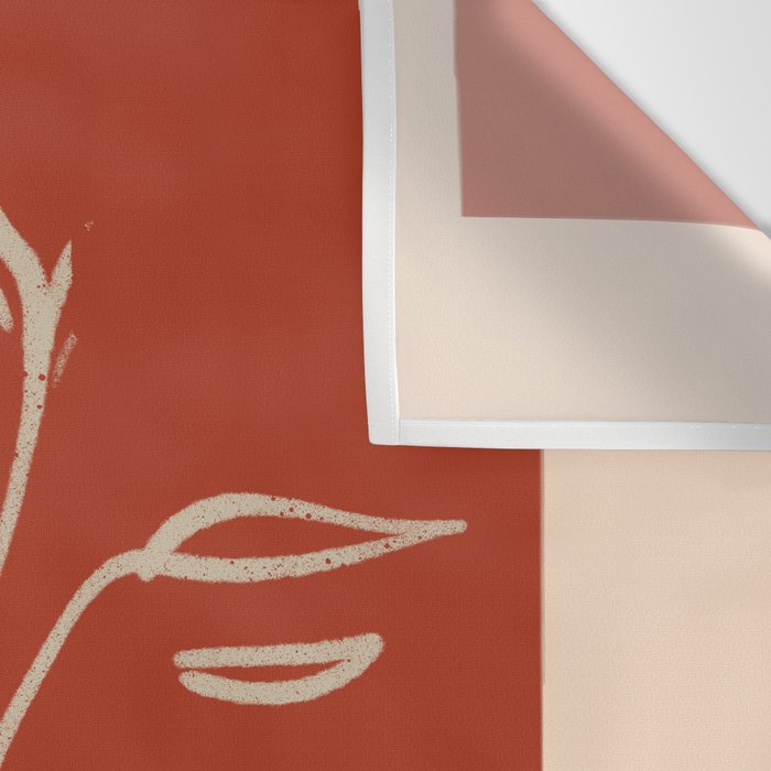 Minimal Abstract Art Three Faces 2 Wall Tapestry Gallery Image 3