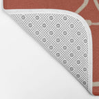 Minimal Abstract Art Three Faces 2 Bath Mat Gallery Image 2