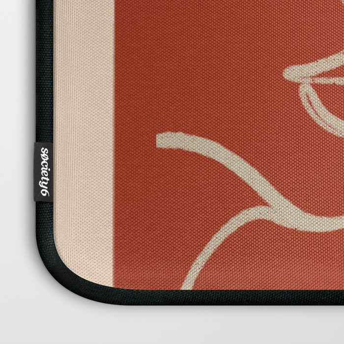 Minimal Abstract Art Three Faces 2 Laptop Sleeve Gallery Image 3