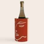 Minimal Abstract Art Three Faces 2 Wine Chiller Gallery Image 3