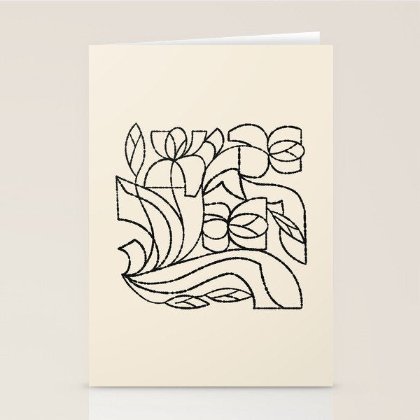 Linear Iris Stationery Card Gallery Image 2