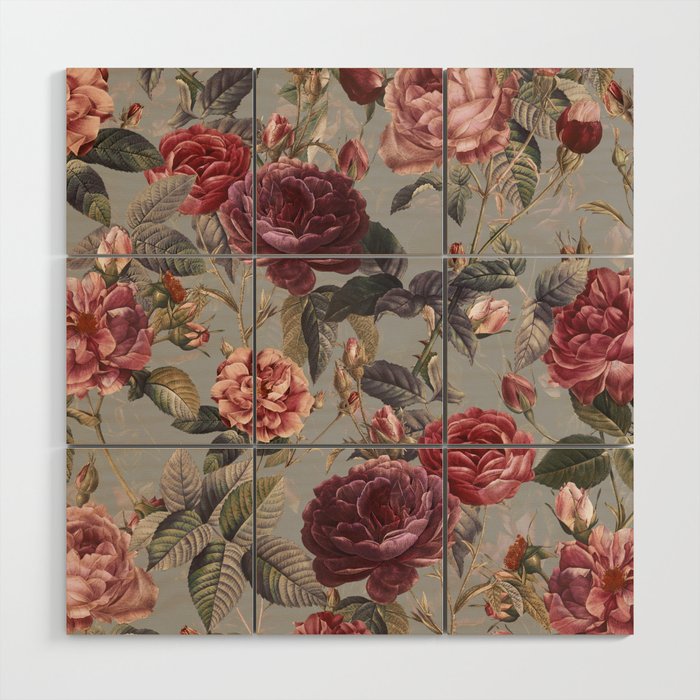 Rose Garden XI - II Wood Wall Art Gallery Image 1