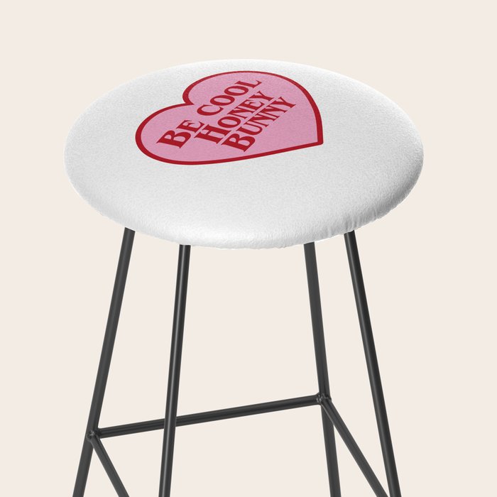 Be Cool Honey Bunny, Funny Saying Stool Gallery Image 2