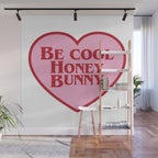 Be Cool Honey Bunny, Funny Saying Wall Mural Gallery Image 1