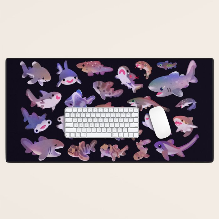 Shark day 2 Desk Mat Gallery Image 1