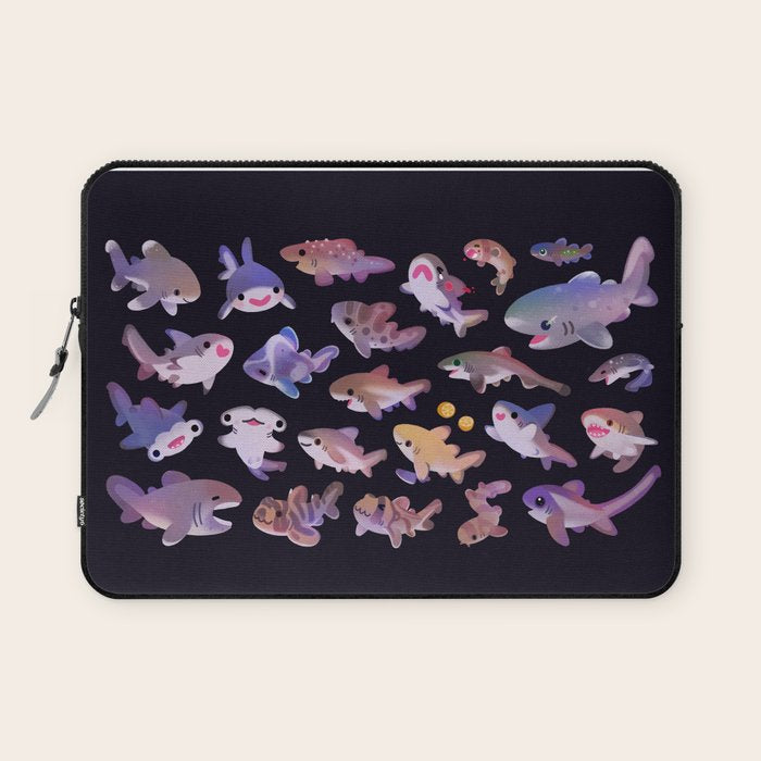 Shark day 2 Laptop Sleeve Gallery Image 1