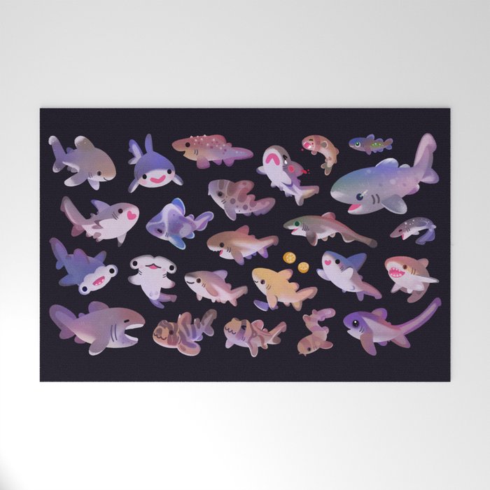 Shark day 2 Welcome Mat Gallery Image 1