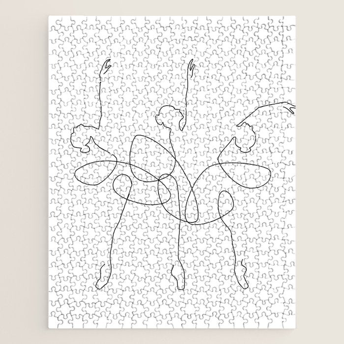 Ballet x 3 Jigsaw Puzzle Gallery Image 1