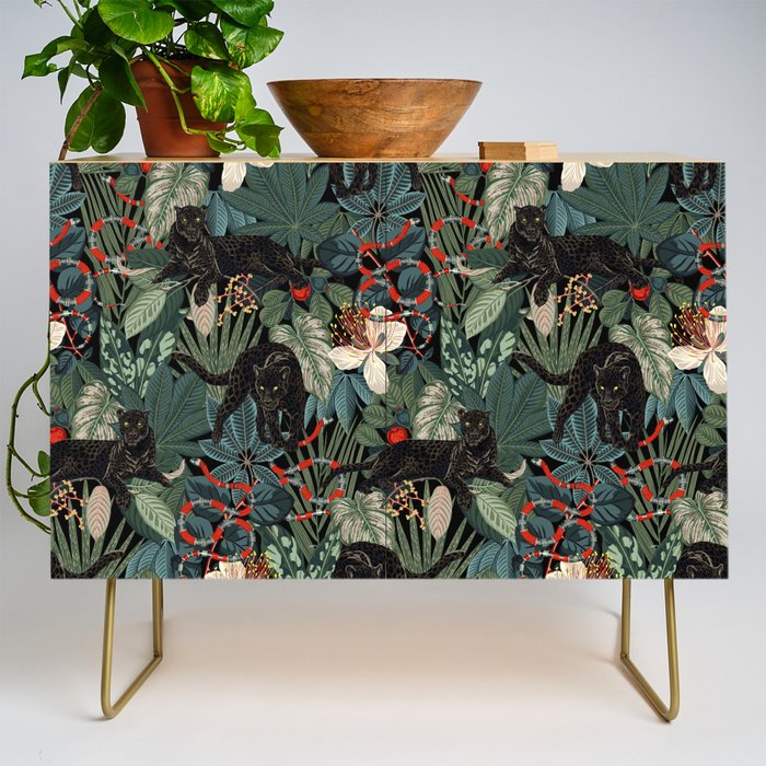 Tropical Black Panther Credenza Gallery Image 1