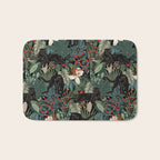 Tropical Black Panther Bath Mat Gallery Image 1