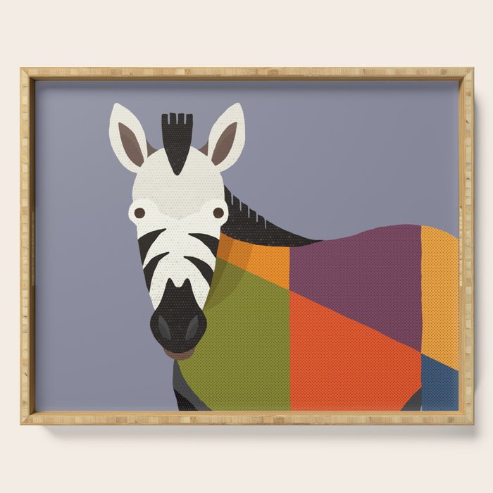 Zebra Serving Tray Gallery Image 1