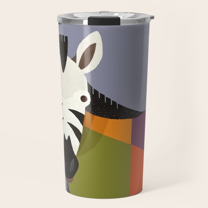 Zebra Travel Mug Gallery Image 1
