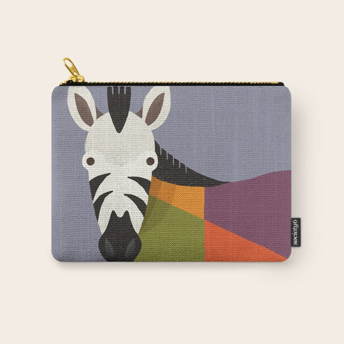 Zebra Carry All Pouch Gallery Image 1