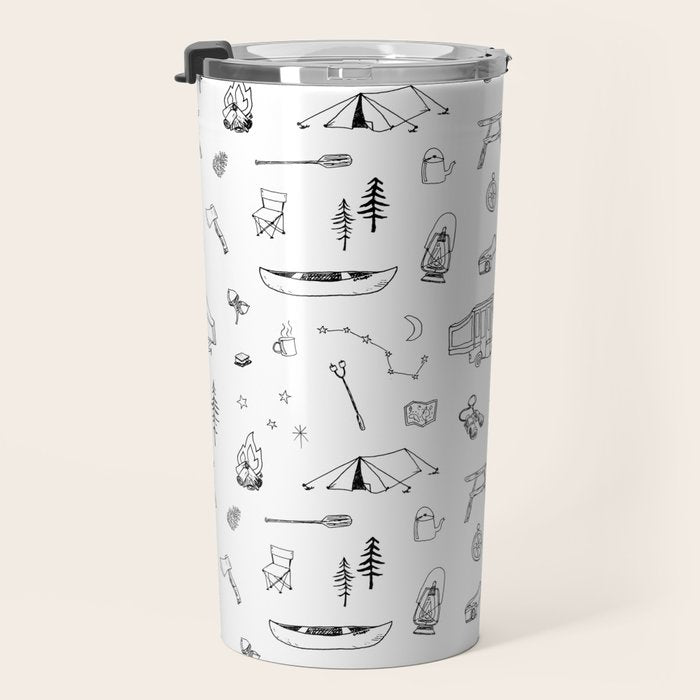 Simple Camping Travel Mug Gallery Image 3