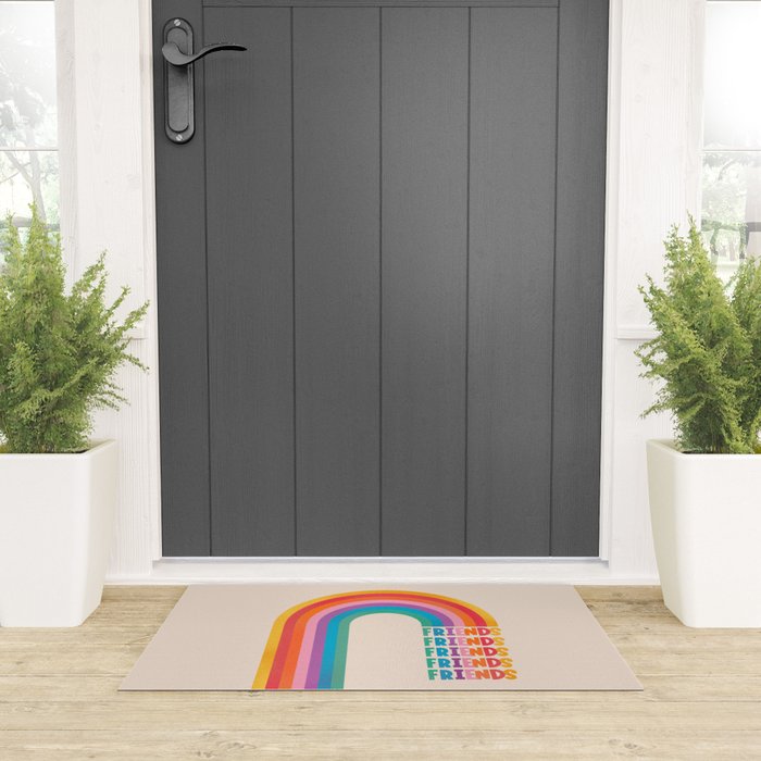 Rainbow Friends Welcome Mat Gallery Image 3