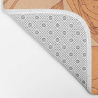 Art Nouveau IV Bath Mat Gallery Image 2