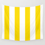 Large Yellow And White Stripes Fresh Mood #decor #society6 #buyart Wall Tapestry Gallery Image 4