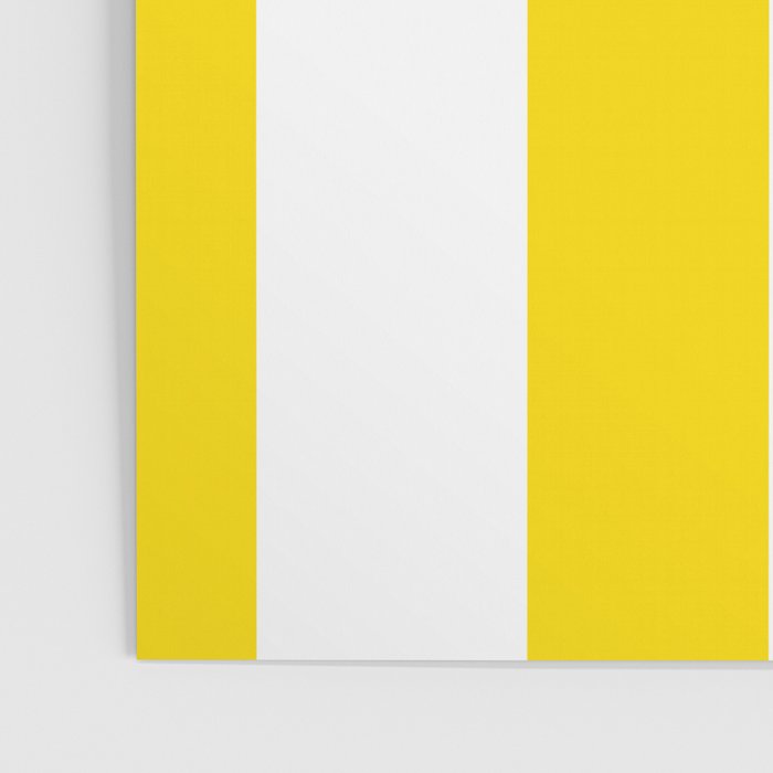 Large Yellow And White Stripes Fresh Mood #decor #society6 #buyart Poster Gallery Image 3