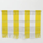 Large Yellow And White Stripes Fresh Mood #decor #society6 #buyart Wall Hanging Gallery Image 1