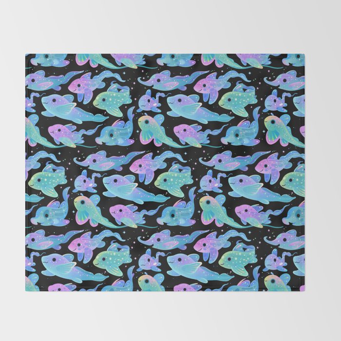 Chimaera - dark Throw Blanket Gallery Image 2