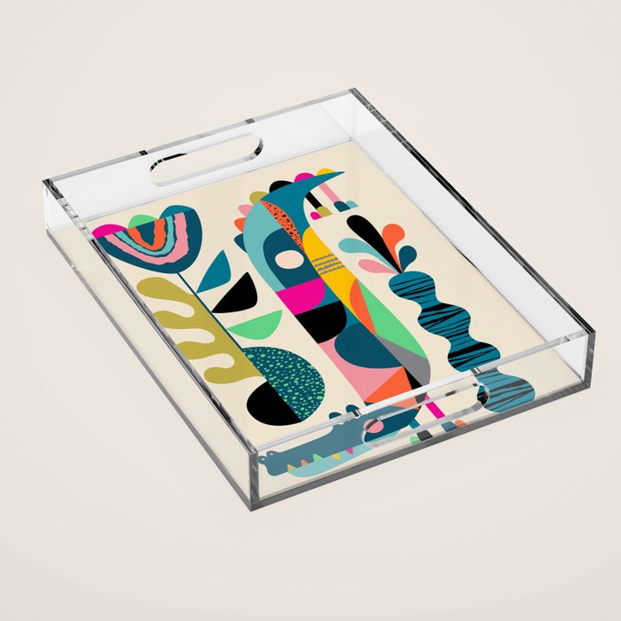 Mr crocodile Acrylic Tray Gallery Image 1