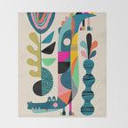 Mr crocodile Throw Blanket Gallery Image 2
