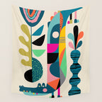 Mr crocodile Wall Tapestry Gallery Image 4