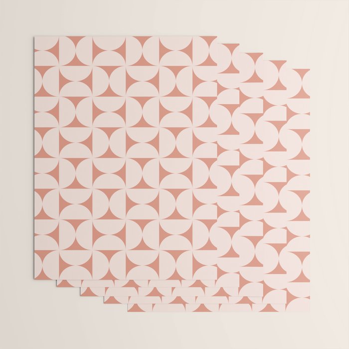 Bauhaus Mid Century Modern Geometric Pattern XIII Wrapping Paper Gallery Image 3