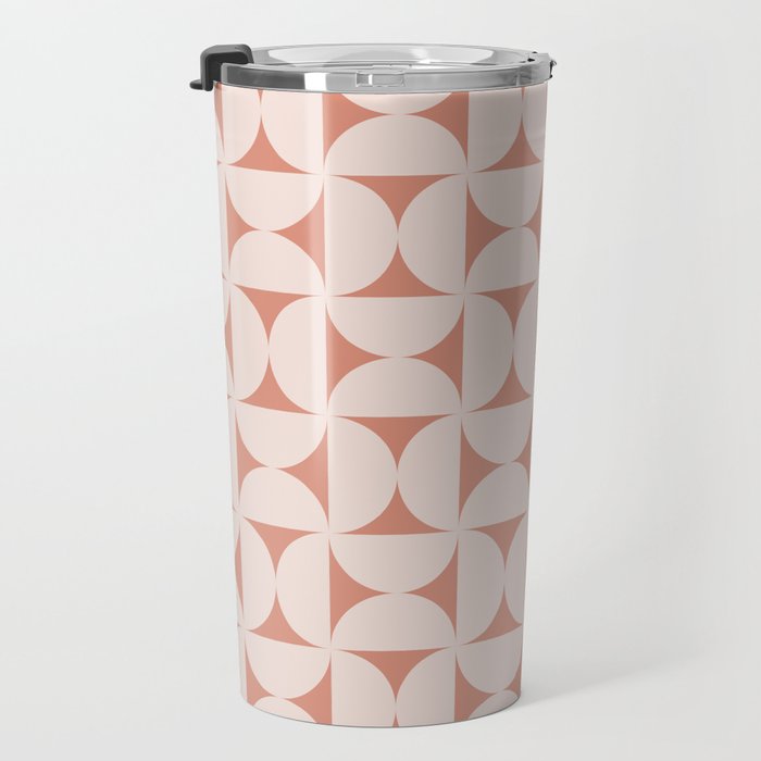 Bauhaus Mid Century Modern Geometric Pattern XIII Travel Mug Gallery Image 3