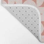 Bauhaus Mid Century Modern Geometric Pattern XIII Bath Mat Gallery Image 2