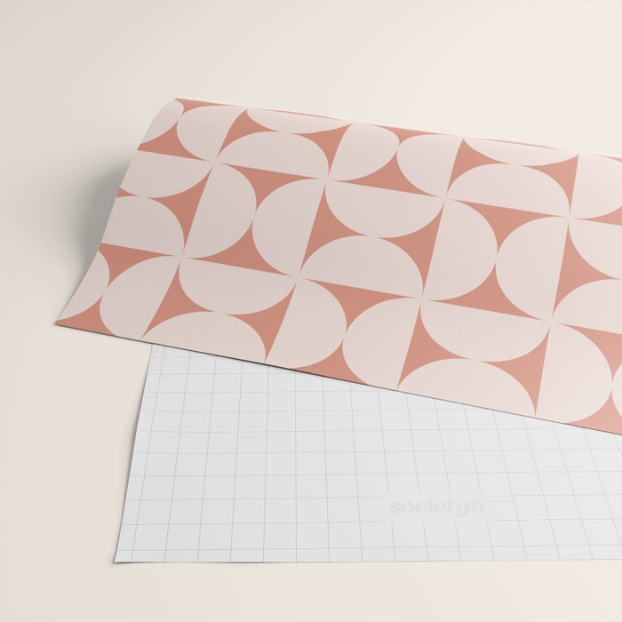 Bauhaus Mid Century Modern Geometric Pattern XIII Wrapping Paper Gallery Image 2