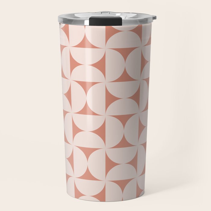 Bauhaus Mid Century Modern Geometric Pattern XIII Travel Mug Gallery Image 1