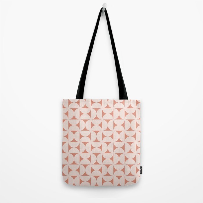 Bauhaus Mid Century Modern Geometric Pattern XIII Tote Bag Gallery Image 2