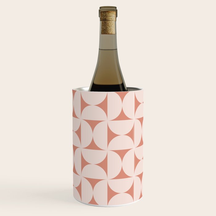 Bauhaus Mid Century Modern Geometric Pattern XIII Wine Chiller Gallery Image 1