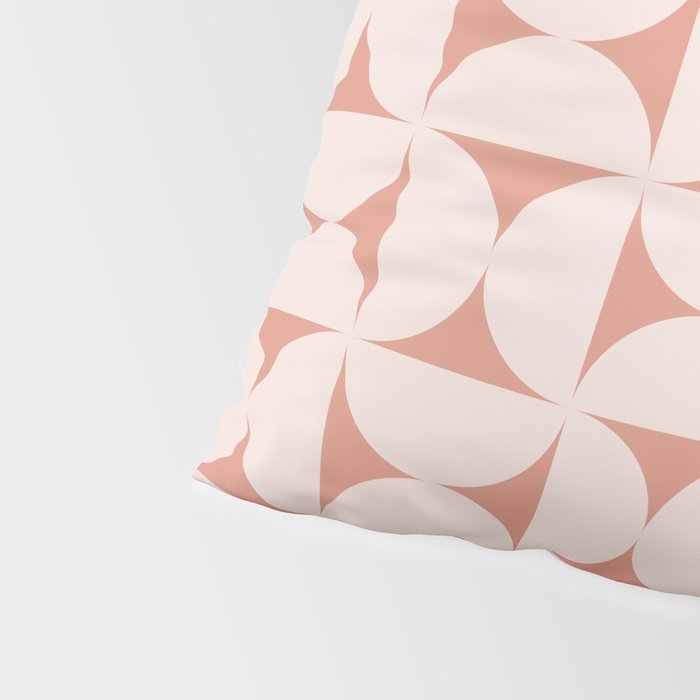 Bauhaus Mid Century Modern Geometric Pattern XIII Pillow Sham Gallery Image 4