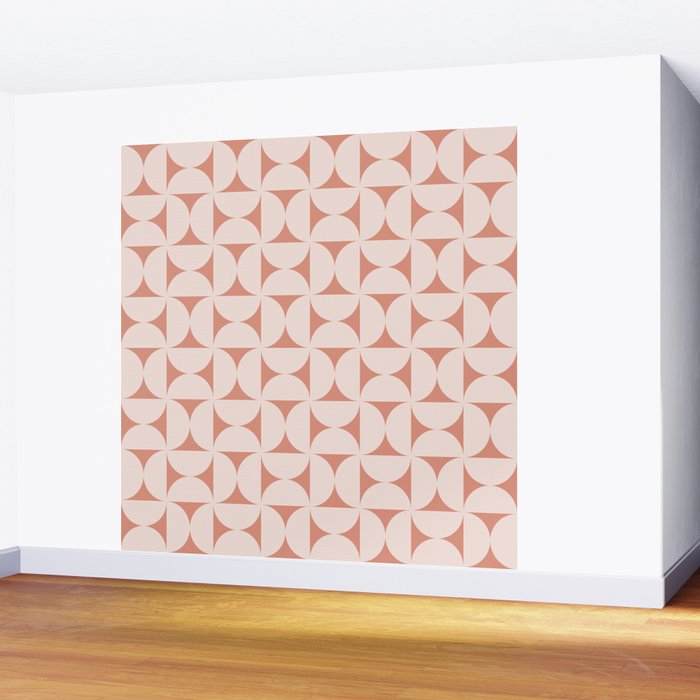 Bauhaus Mid Century Modern Geometric Pattern XIII Wall Mural Gallery Image 2
