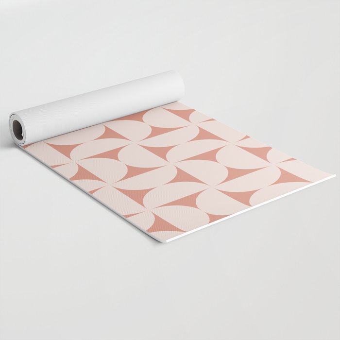 Bauhaus Mid Century Modern Geometric Pattern XIII Yoga Mat Gallery Image 2