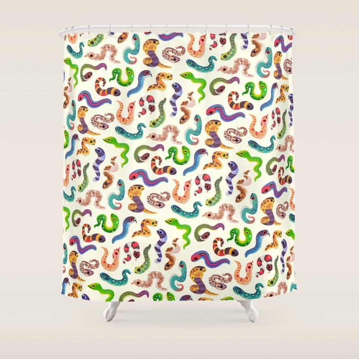 Serpent Day - Bright Shower Curtain Gallery Image 1