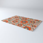 Flower Market Amsterdam, Abstract Modern Floral Print Rug Gallery Image 3