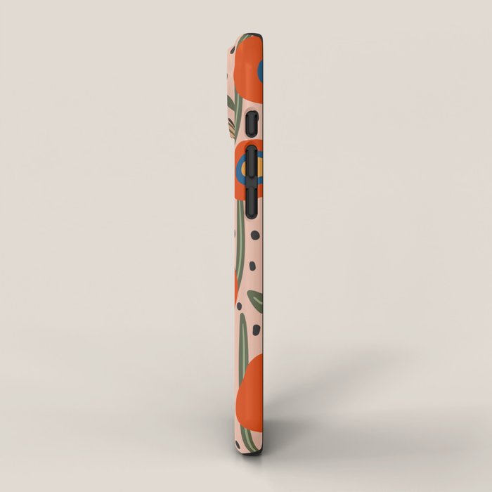 Flower Market Amsterdam, Abstract Modern Floral Print iPhone Case Gallery Image 2