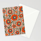 Flower Market Amsterdam, Abstract Modern Floral Print Stationery Card Gallery Image 2