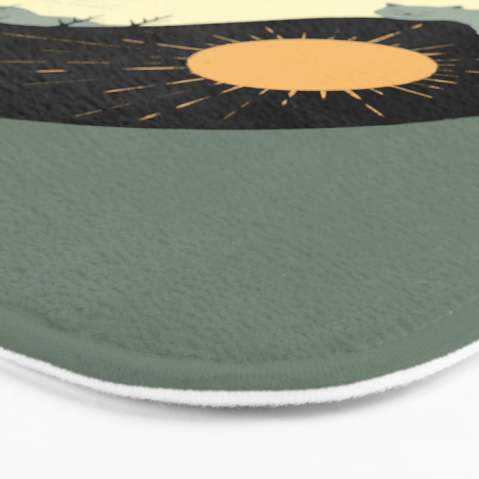 Hidden cat 36 yin yang balance Bath Mat Gallery Image 3