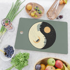 Hidden cat 36 yin yang balance Cutting Board Gallery Image 2